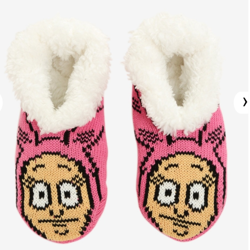 Bob's Burger Louise cozy slippers